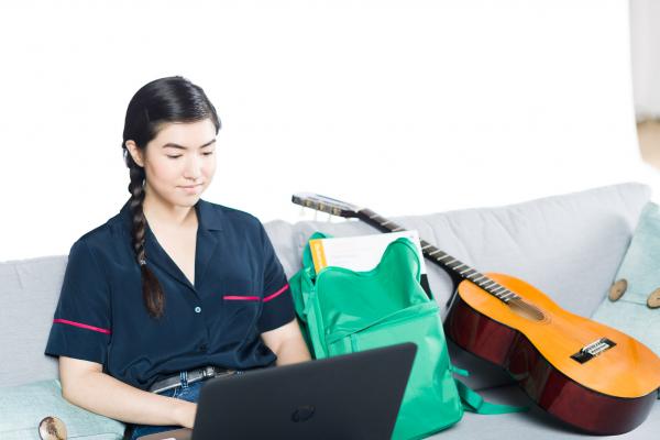 Online History student